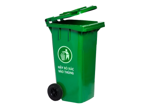 120L public trash can with lid